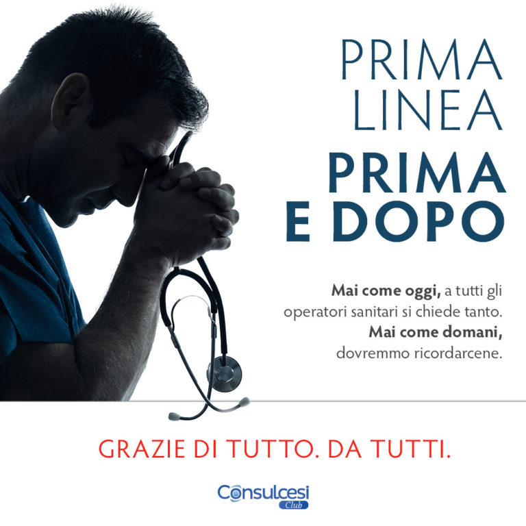 “Prima linea. Prima e dopo”: una campagna per dire grazie a medici e operatori sanitari